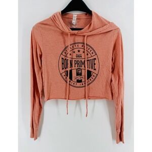Woman's Born‎ Primitive Pink Cropped Sweatshirt Size Small